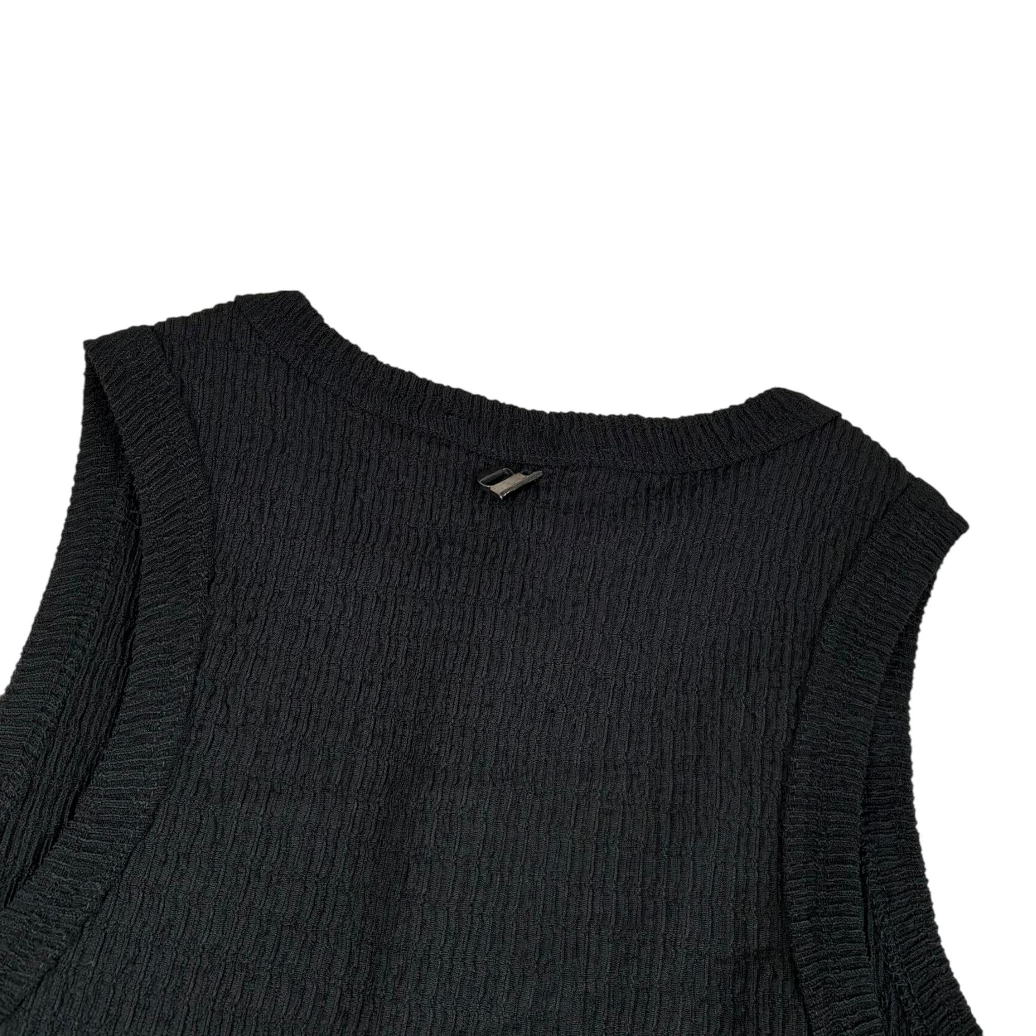 Dixie Abito Giromanica Girocollo Tinta Unita per Bambina ABA1032G74X NERO DIXIE 