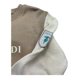 Trussardi Felpa Chiusa Girocollo Tinta Unita per Bambino TBP26158FE BEIGE TRUSSARDI 