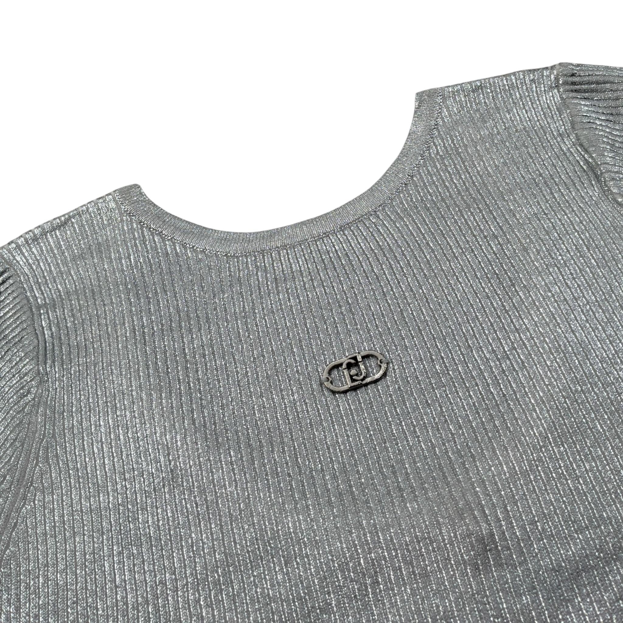 Liu Jo T-Shirt Girocollo tinta unita Argento per Bambina GA5127XX ARGENTO LIU JO 