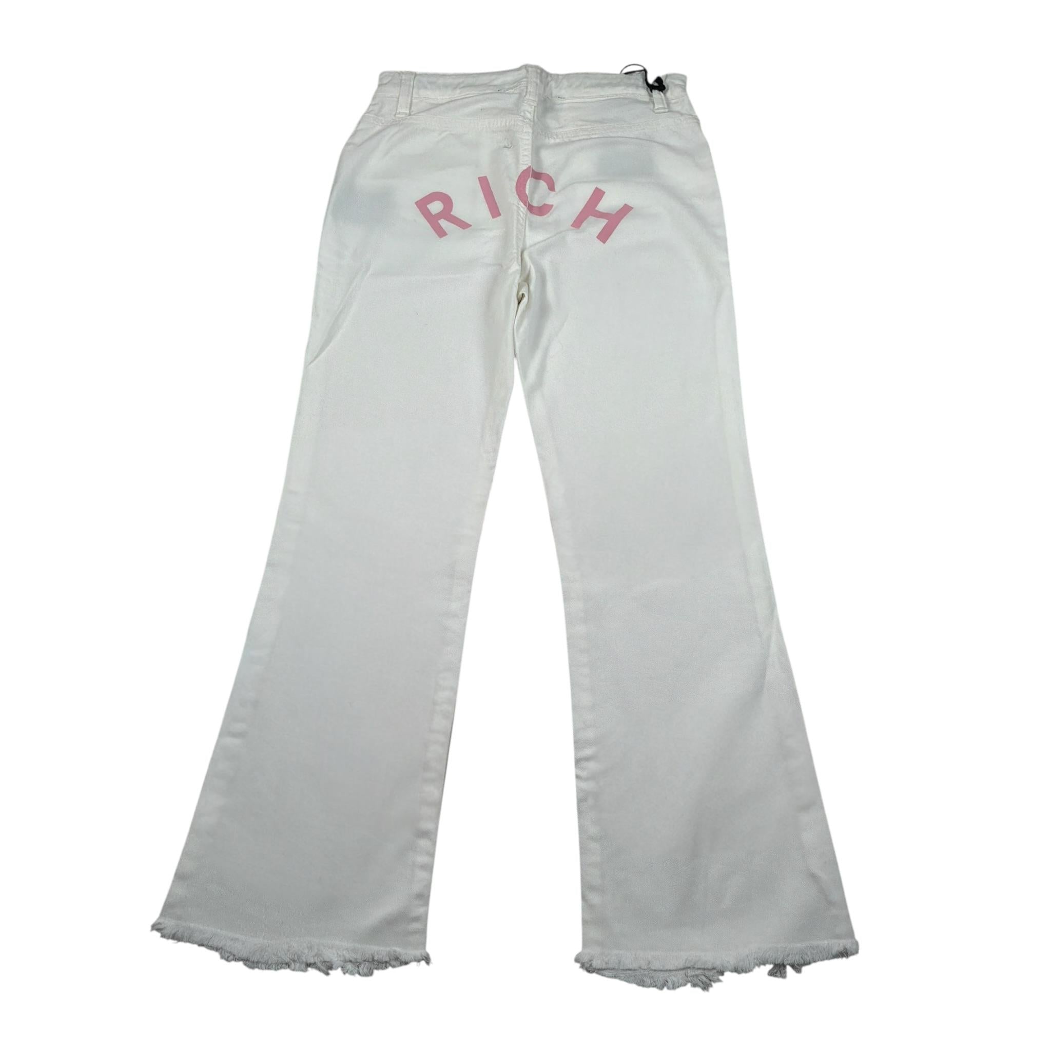 John Richmond Jeans tinta unita Modello Zampa Bianco per Bambina RGP24073JE BIANCO JOHN RICHMOND 