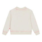 BillIEBLUSH maglia girocollo tinta unita con stampa glitterata Panna per Bambina U20471JX PANNA BillIEBLUSH 