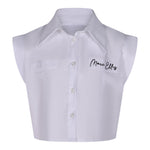 Marc Ellis Camicia Mezza Manica Tinta Unita con Logo per Bambina JMJSH01176XX BIANCO MARC ELLIS 