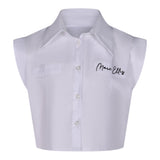 Marc Ellis Camicia Mezza Manica Tinta Unita con Logo per Bambina JMJSH01176XX BIANCO MARC ELLIS 