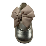 Andanines Ballerina Tinta Unita con Fiocco per Neonata 221128 ORO ANDANINES 