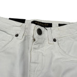 Patriot Jeans tinta unita con Strappi Bianco per Bambino PB1487 BIANCO PATRIOT 