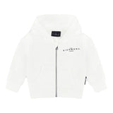 John Richmond Felpa con Zip E Cappuccio Tinta Unita per Neonato RIP25015FE BIANCO JOHN RICHMOND 