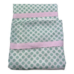 I Delfi Coperta Tinta Unita Fantasia Pois E Ricami per Neonata 25P5145 BIANCO I DELFI 