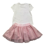 Guess Completo 2 Pezzi T-Shirt-Gonna Bicolore per Neonata A4RG21K6YW0 BIANCO/ROSA GUESS 
