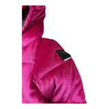 REFRIGUE giubbino tinta unita in camoscio con cappuccio Fuxia per Bambina 2841O00010 FUXIA REFRIGUE 