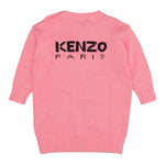 KENZO abito in maglia tinta unita Rosa per Bambina K60479 ROSA KENZO 