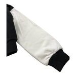 MET felpa girocollo tinta unita con stampa e zip Nero per Bambina ME591 NERO MET 