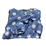 Miss Grant Camicia Giromanica Tinta Unita con Pois per Neonata MG1247 VIOLA MISS GRANT 