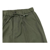 I'M BRIAN pantalone tinta unita con elastico in vita Verde per Bambino PA3080JX VERDE I'M BRIAN 