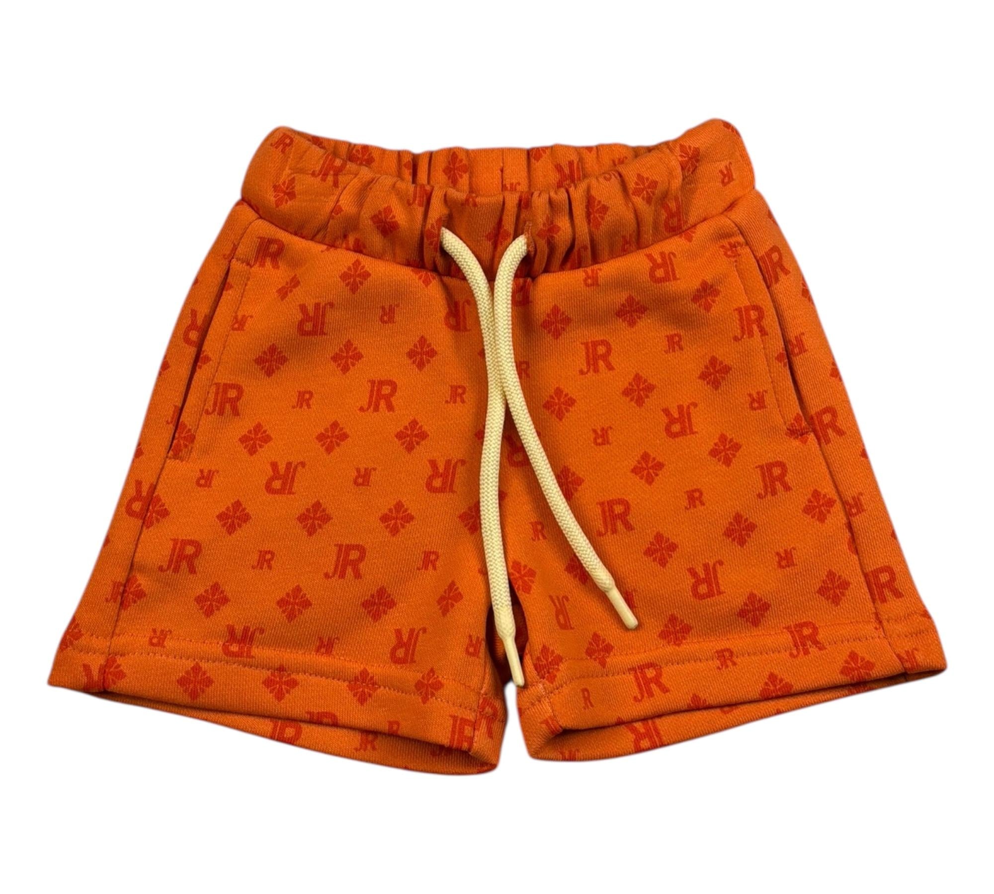 John Richmond Bermuda Tuta Tinta Unita con Loghi per Neonato RIP26120BE ARANCIONE JOHN RICHMOND 