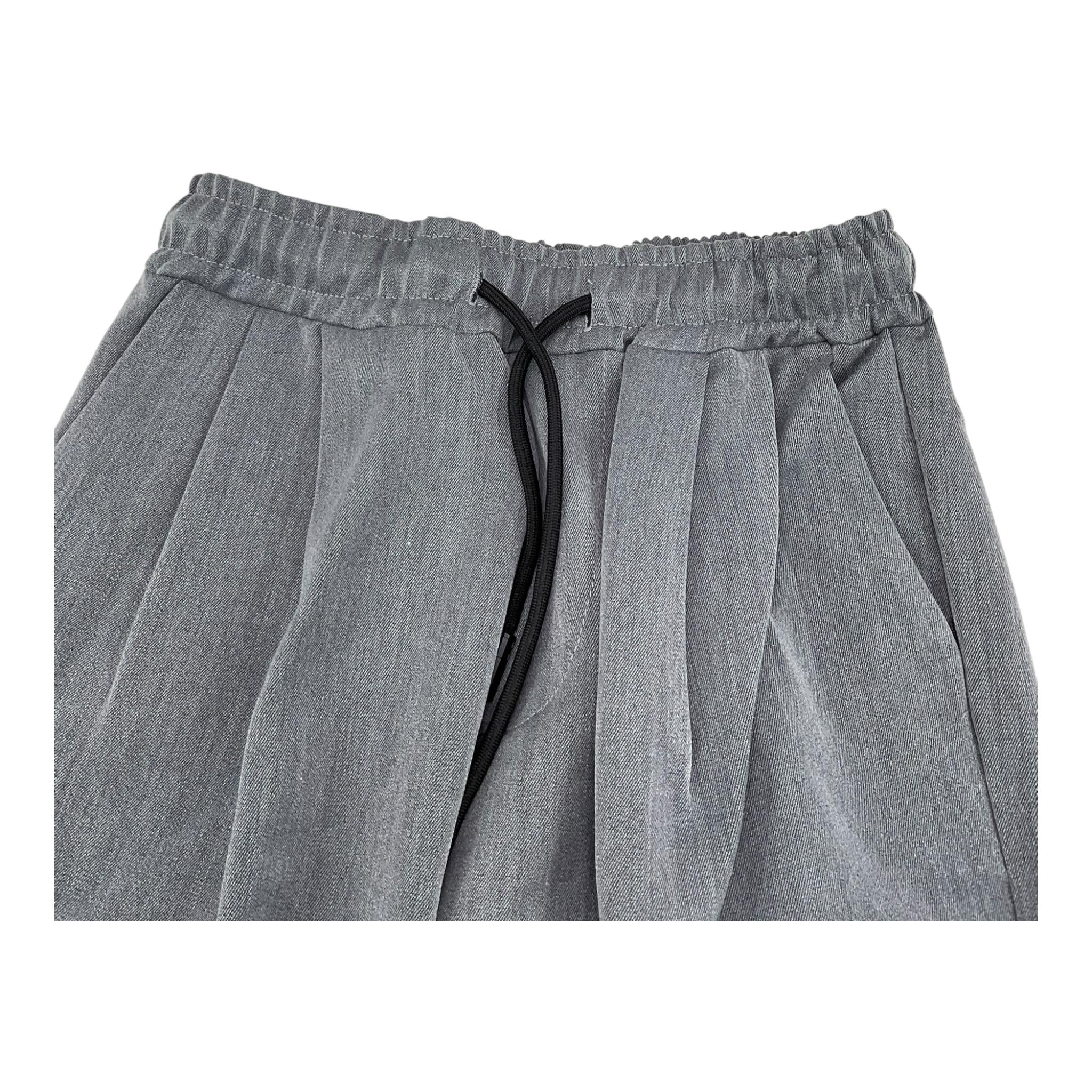 MAKE pantalone tinta unita con elastico in vita Grigio per Bambino MK401 GRIGIO MAKE 
