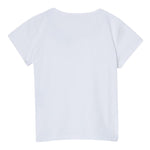 Liu Jo T-Shirt Girocollo Tinta Unita con Brillantini per Neonata KA5040N BIANCO LIU JO 