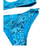 Saint Barth Costume 2 Pezzi Slip-Fascia per Bambina 00662L AZZURRO SAINT BARTH 