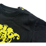 John Richmond T-Shirt Girocollo Tinta Unita con Stampa per Neonato RIP26072TS NERO JOHN RICHMOND 