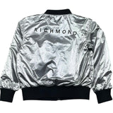 John Richmond Giubbino Reversibile con Zip Bicolore per Bambina RGP26037GB NERO/ARGENTO JOHN RICHMOND 