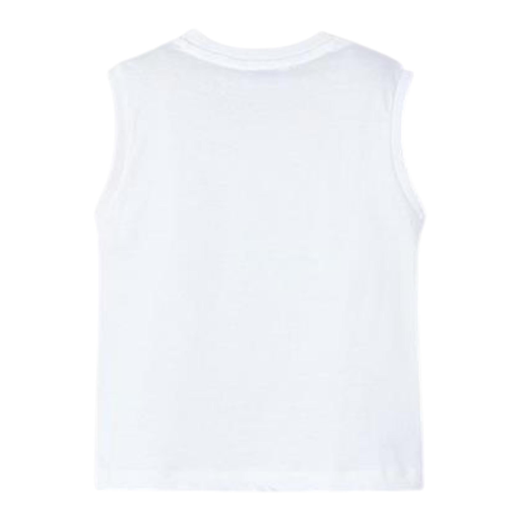 Mayoral Canotta Girocollo Tinta Unita con Stampa per Bambino 3053 BIANCO MAYORAL 