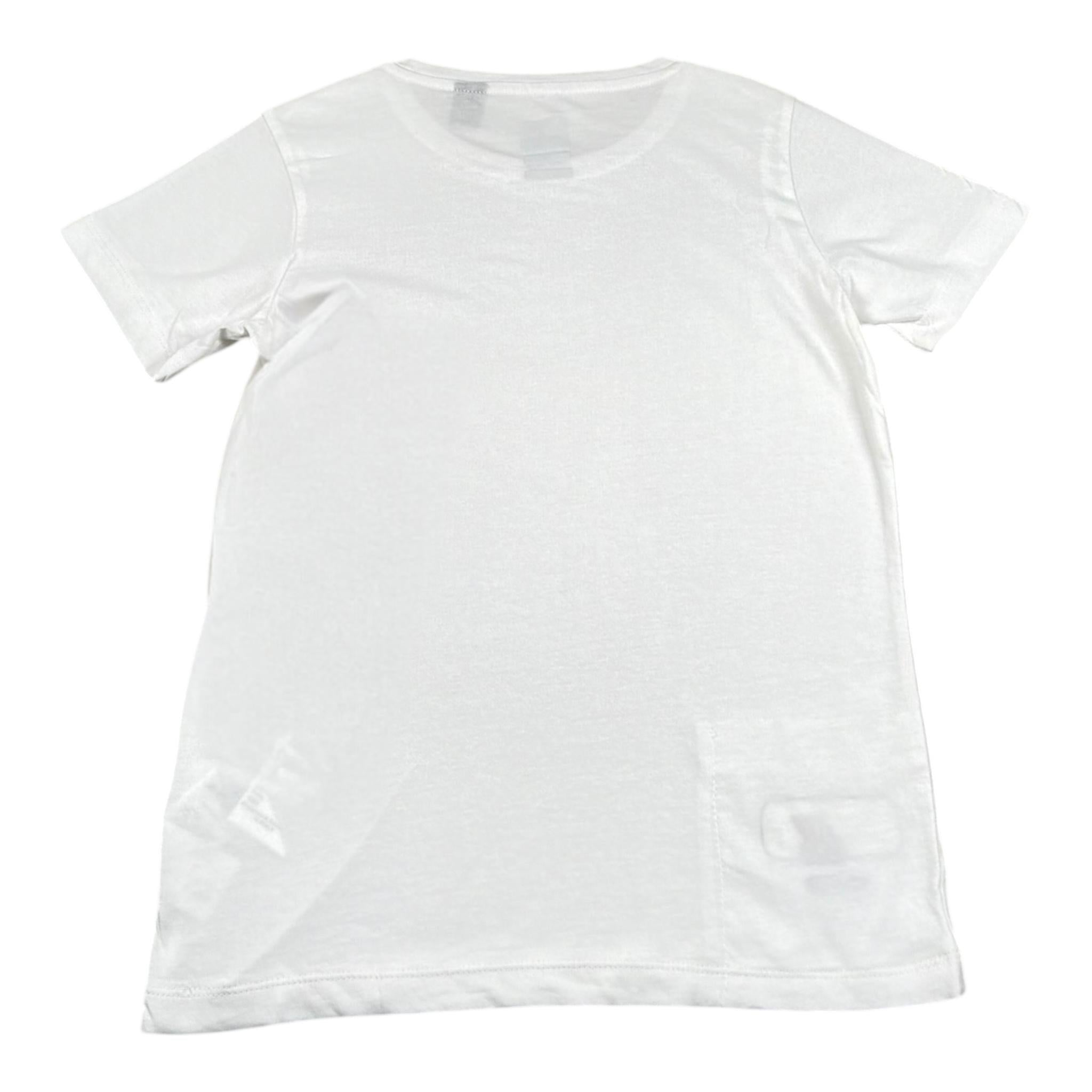K-Way T-Shirt Girocollo Tinta Unita per Bambino K007JE0 BIANCO K-WAY 