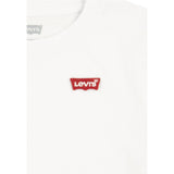 Levi'S T-Shirt Girocollo Tinta Unita con Logo per Bambino 9EA100 BIANCO LEVI'S 