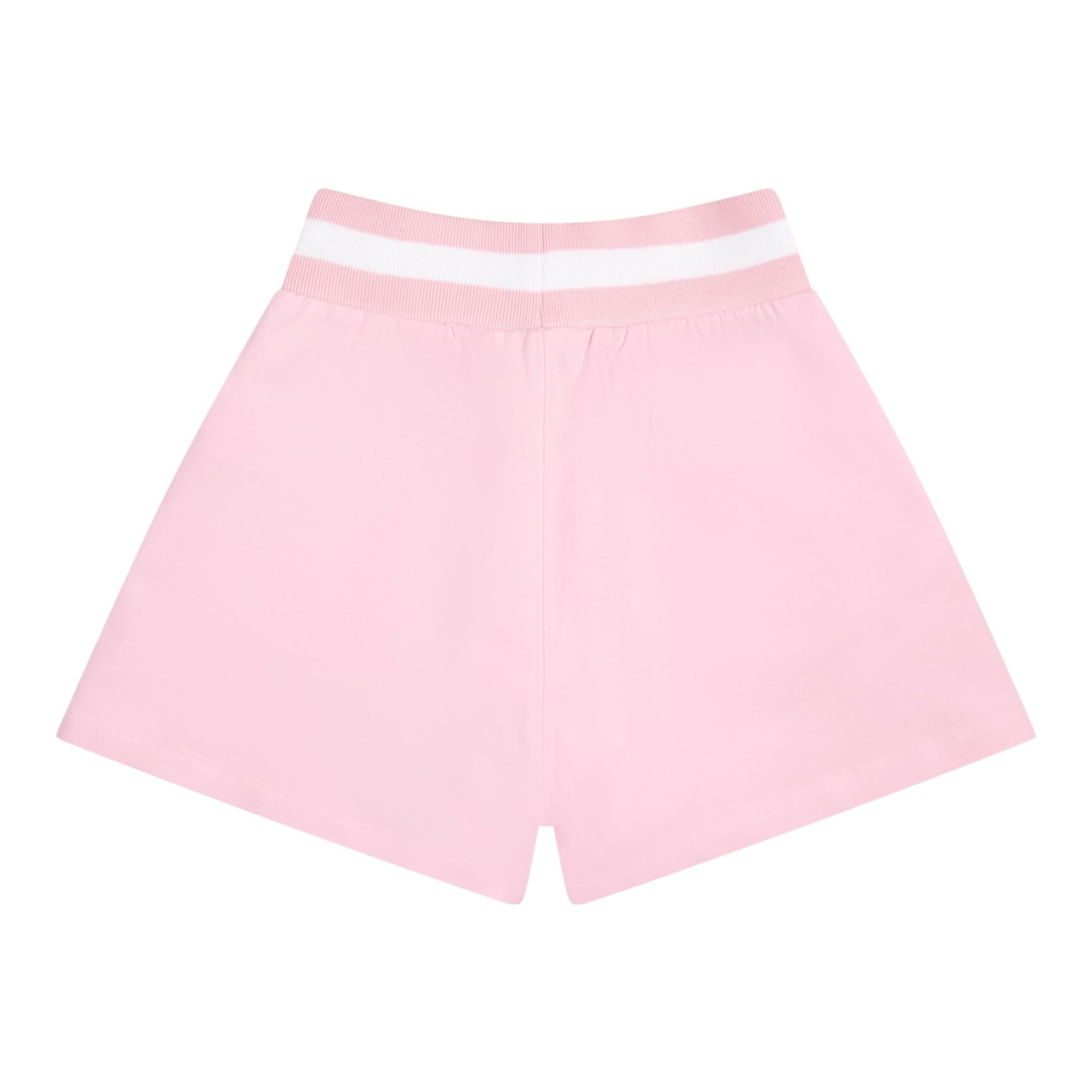 Monnalisa Short Tinta Unita con Stampa E Brillantini per Bambina 19E416 ROSA MONNALISA 
