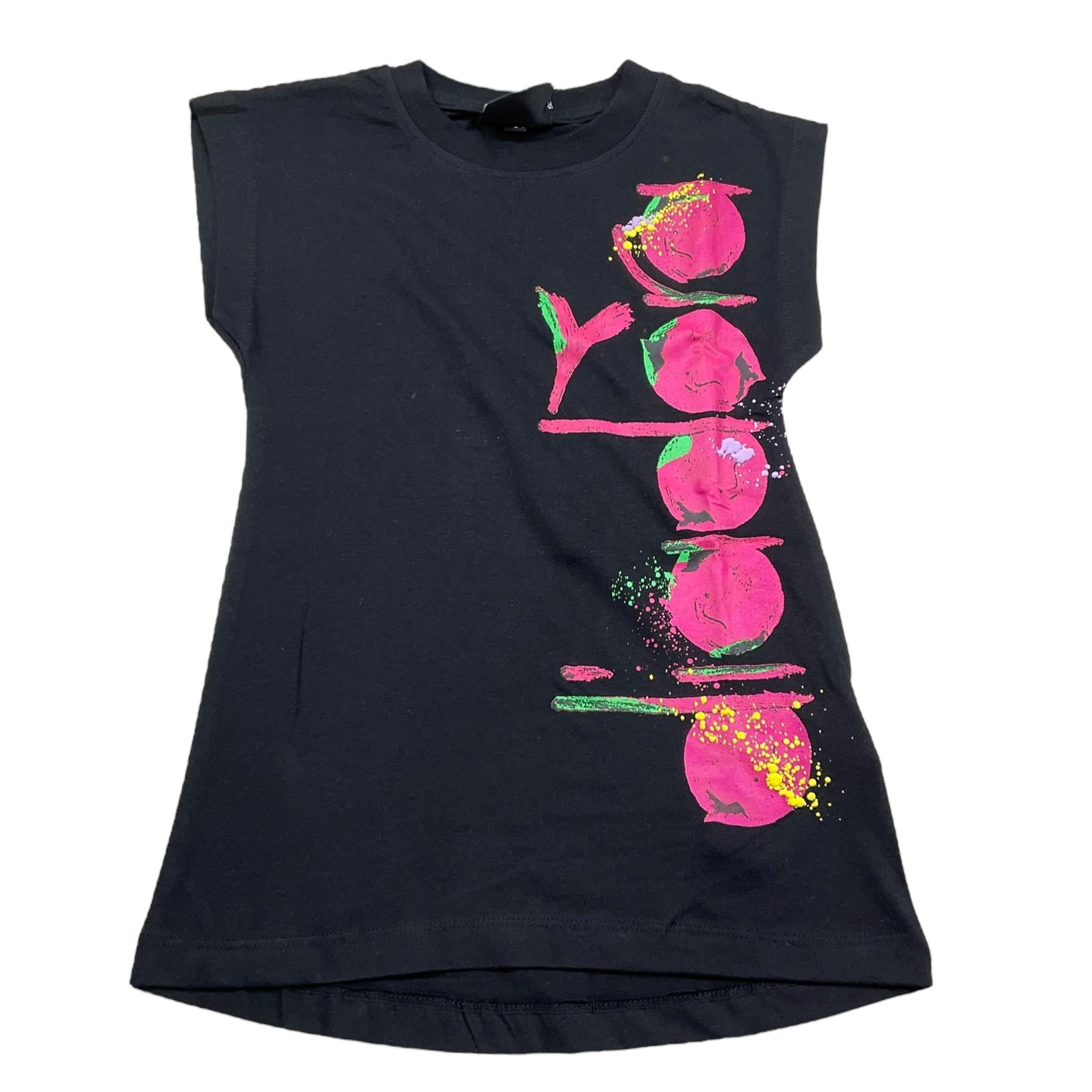 Diadora Abito Mezza Manica Tinta Unita con Logo per Neonata S4DIBGDR146 NERO DIADORA 