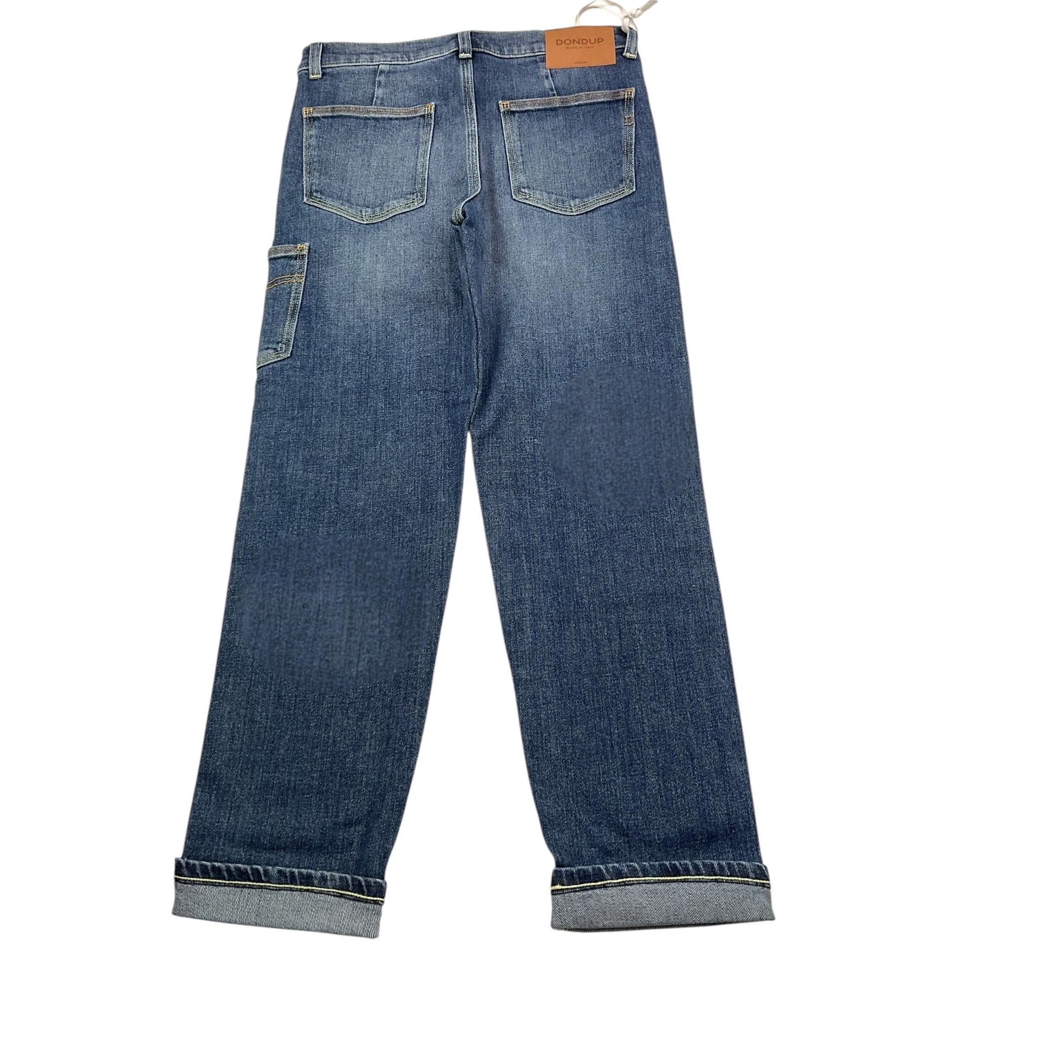 Dondup Jeans Tinta Unita con Tasche Americane per Bambino DMPA135 BLU DONDUP 