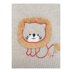 IL GUFO maglia girocollo tinta unita con ricami Grigio per Bambino A24MA455EM220 GRIGIO IL GUFO 