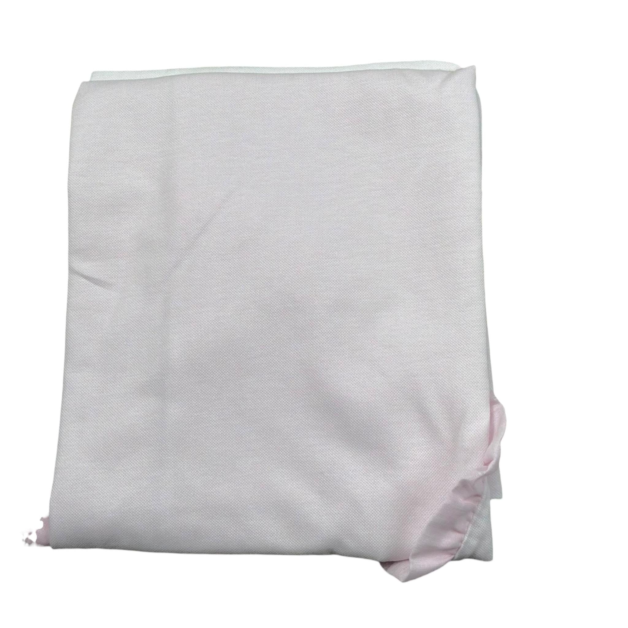 La Stupenderia Coperta tinta unita con Applicazioni Rosa per Neonata TBC050 ROSA LA STUPENDERIA 