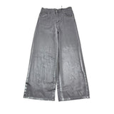 Iceberg Jeans Tinta Unita con Girovita Regolabile per Bambina PTICE5154J NERO ICEBERG 