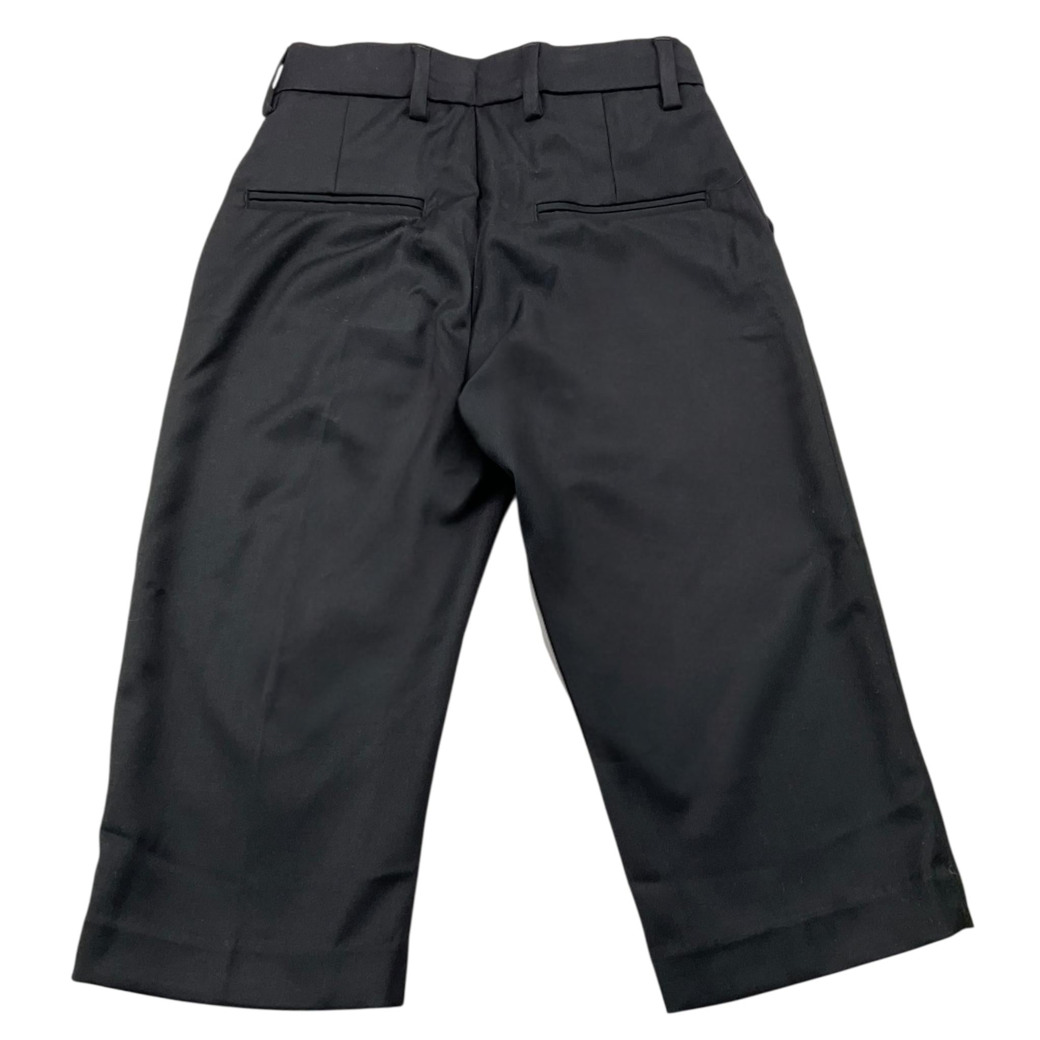 I'M BRIAN pantalone tinta unita con girovita regolabile Nero per Bambino PA3074JX NERO I'M BRIAN 