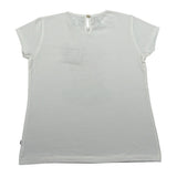Magil T-Shirt Girocollo tinta unita con Stampa Panna per Neonata FN26070N PANNA MAGIL 