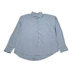 Xacus Camicia Manica Lunga Tinta Unita per Bambina 85110 AZZURRO XACUS 