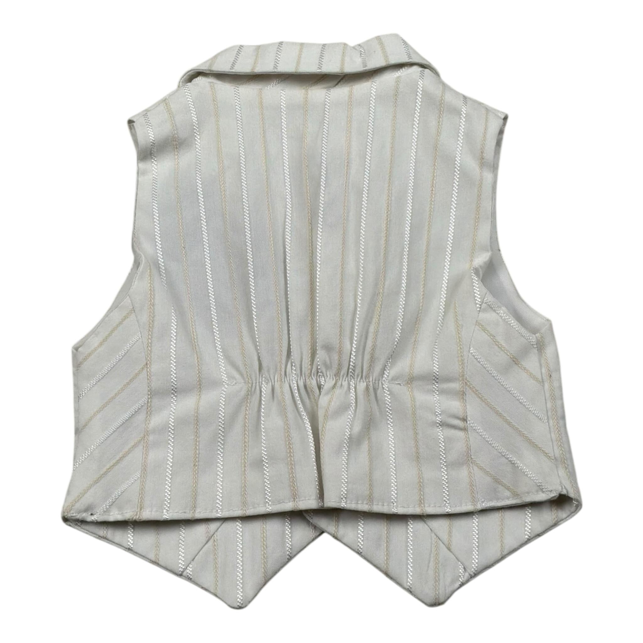 Emanuel Pris Gilet Tinta Unita per Neonato EPC2090N PANNA EMANUEL PRIS 