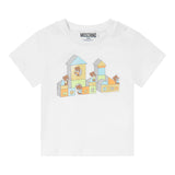 Moschino Completo 2 Pezzi T-Shirt-Bermuda per Neonato MSG003 BIANCO MOSCHINO 