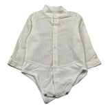 Pure Firenze Camicia Body Tinta Unita Manica Lunga per Neonato PC01178 PANNA PURE FIRENZE 