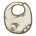 LE BEBE' bavetta tinta unita con orso Bianco per Neonato LBB5221 BIANCO LE BEBE' 