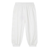 Stella Mccartney Pantalone Tuta Tinta Unita con Ricamo Logo per Bambina TW6E50 PANNA STELLA McCARTNEY 