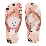 Havaianas Infradito Tinta Unita Con Fantasia Barboncino Rosa Per Bambina