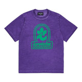 Dsquared2 T-Shirt Girocollo Tinta Unita con Collaborazione Invicta per Bambino DQ2924 VIOLA DSQUARED2 