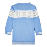 GUESS abito in maglia tinta unita con stampa Azzurro per Bambina K4YK01Z3GW0 AZZURRO GUESS 