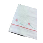 Isabel & Martinez Lenzuola Tinta Unita con Ricami per Neonata IM25N421 BIANCO ISABEL & MARTINEZ 