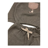 LALALU' completo 2 pezzi maglia-pantalone tinta unita Tortora per Neonata CML9N TORTORA LALALU' 