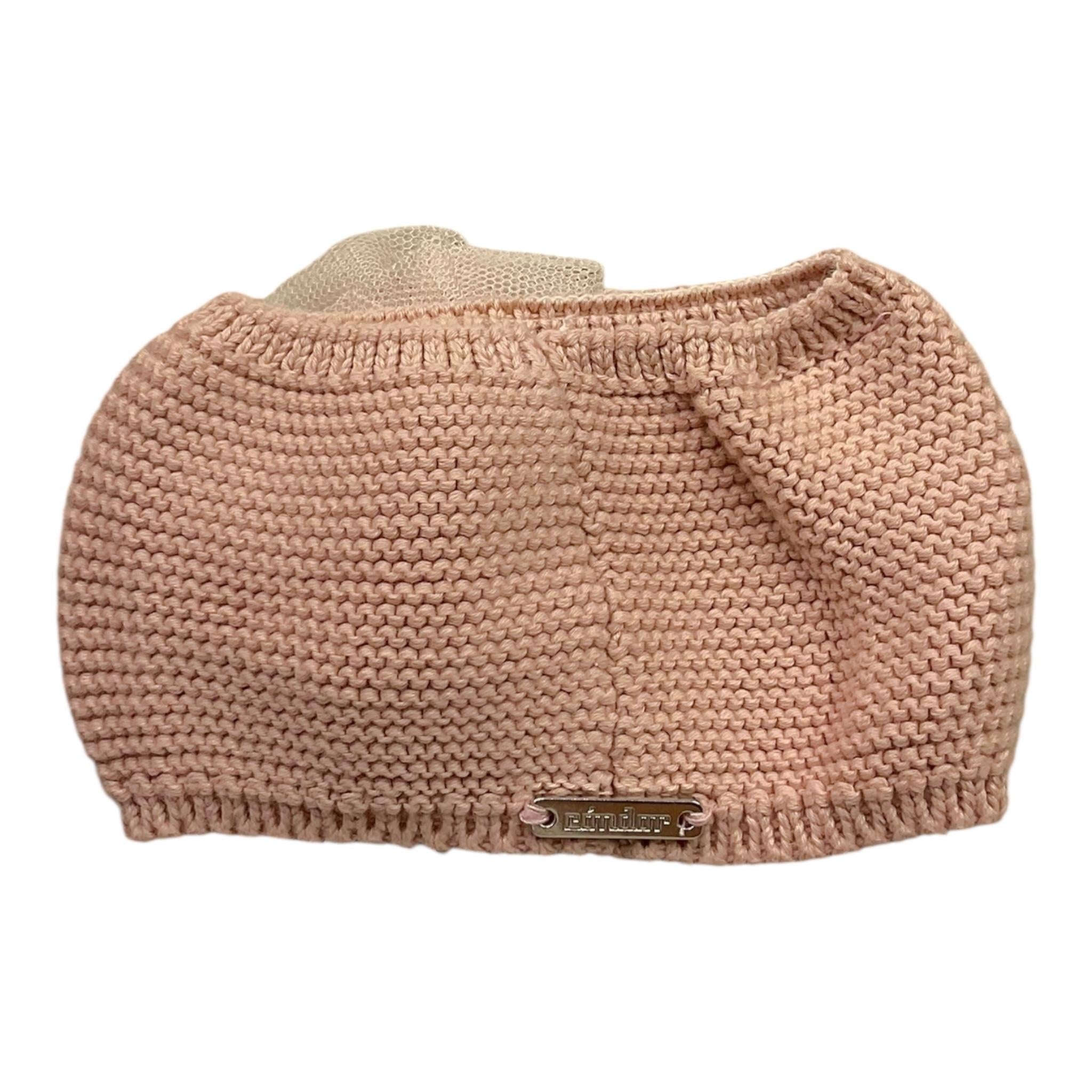 CONDOR fascia tinta unita con applicazione Rosa per Neonata 50058010 ROSA CONDOR 