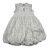 A' La Page Abito Manica Lunga Tinta Unita Fantasia Floreale per Bambina AL26 BIANCO A' LA PAGE 