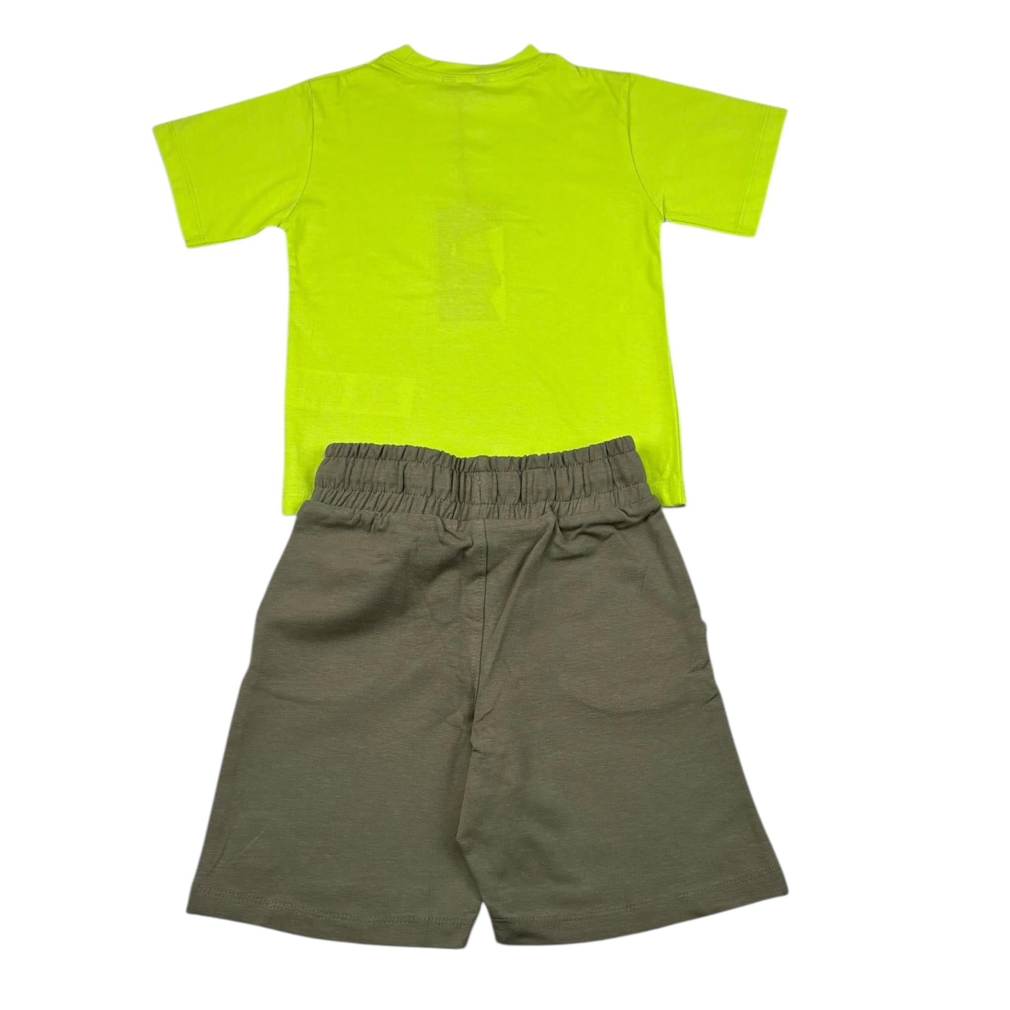 Refrigiwear Completo 2 Pezzi T-Shirt-Bermuda per Neonato R1100W25N VERDE REFRIGIWEAR 