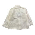 Amaya Camicia Manica Lunga Tinta Unita con Colletto Coreano per Bambino 593300 PANNA AMAYA 