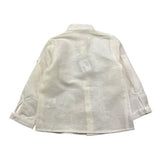 Amaya Camicia Manica Lunga Tinta Unita con Colletto Coreano per Bambino 593300 PANNA AMAYA 